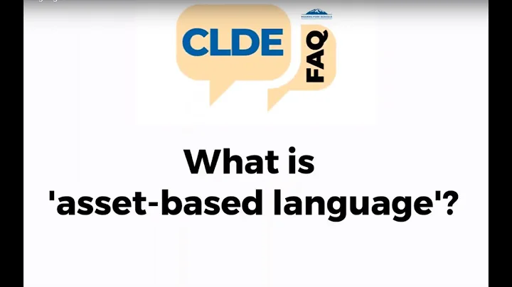 What is 'asset-based language'?