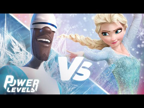 The Incredibles' Frozone vs Frozen's Elsa | Power Levels