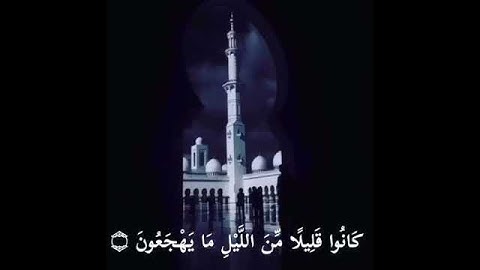 سورة الذاريات آية 17