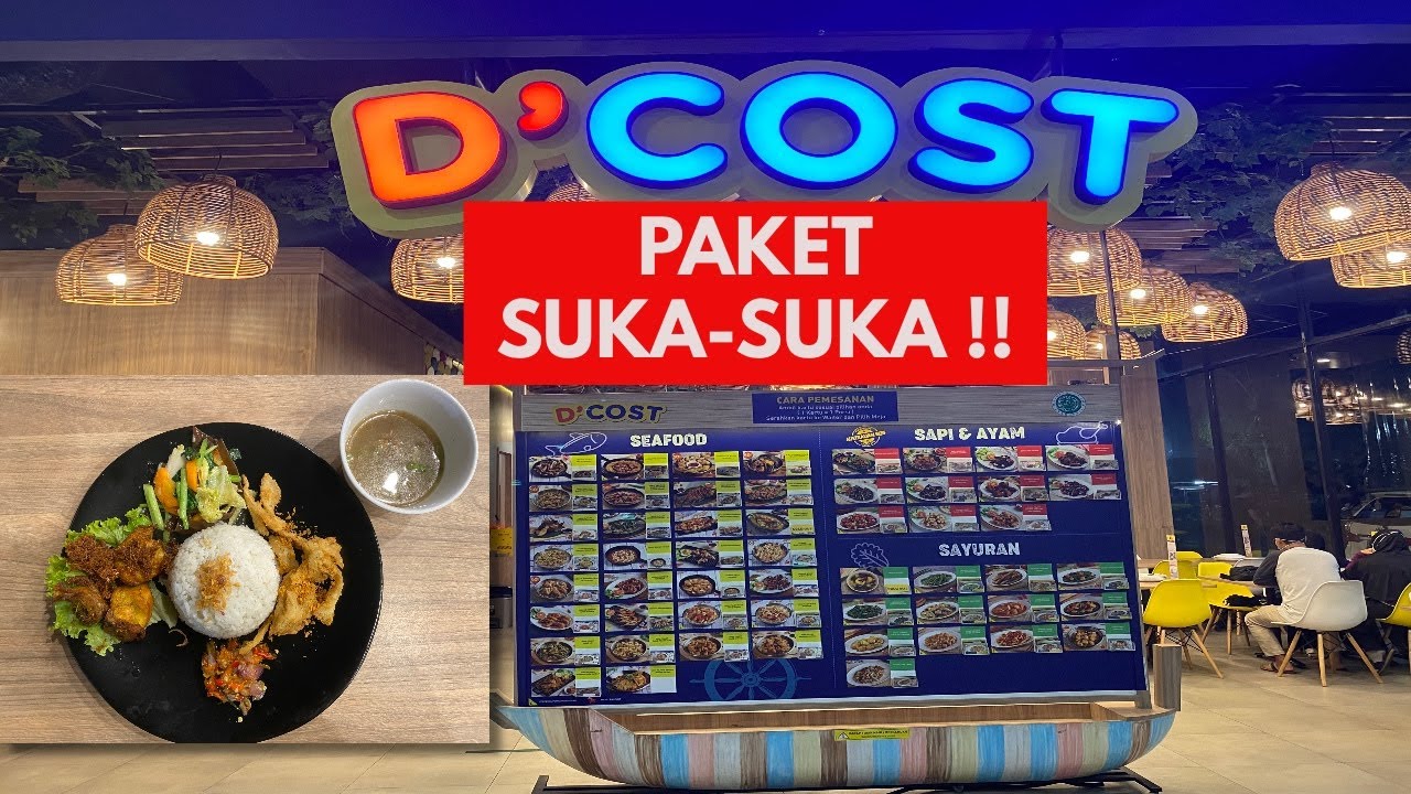 D'COST RESTO MAKAN SUKASUKA MU!! COBAIN PAKET BARUNYA.. YouTube