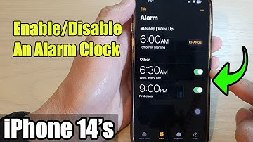 iPhone 14/14 Pro Max: How to Enable/Disable An Alarm Clock