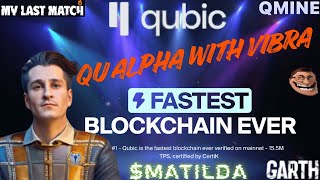 $QUBIC community and gaming update with $MLM &amp; $GARTH. Only Alpha with Vibra.