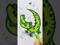 from 👉 3️⃣ Crocodile Drawing 🐊🎨 | Satisfying Art✨ 😍 #drawing #crocodile #shorts @ARTAABID