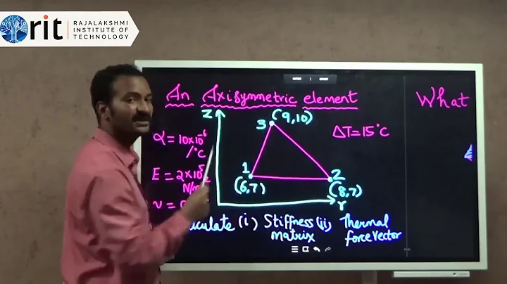 ME8692   - Problem Solving using Axisymmetric Element - Finite Element Analysis