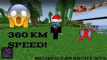 QuiltAnarchy 360KM/S Speed Hack | WITHOUT ELYTRA! 😯😱