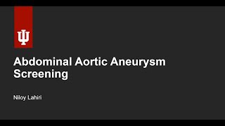 Abdominal Aortic Aneurysm Screening