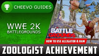 WWE 2K Battlegrounds - Zoologist | Achievement / Trophy Guide **How to Use The Alligator & Ram** screenshot 4