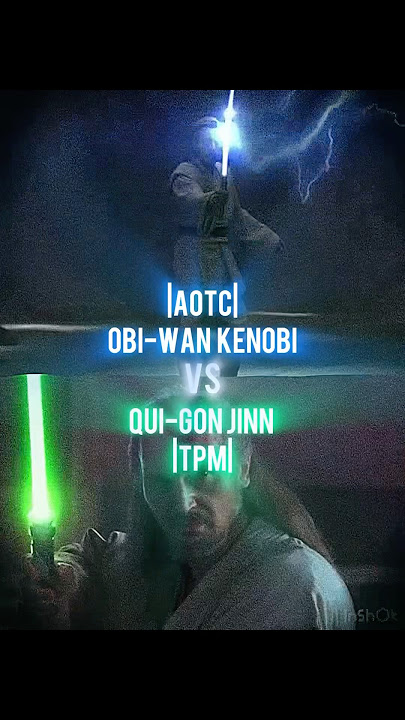 Obi-Wan AOTC VS Qui-Gon TPM #starwars #macewindu #edit #obiwankenobi #quigonjinn #anakinskywalker