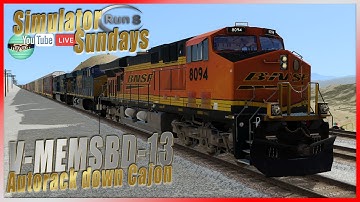 Run 8 Live | V-MEMSBD-13 | Autorack down Cajon Pass