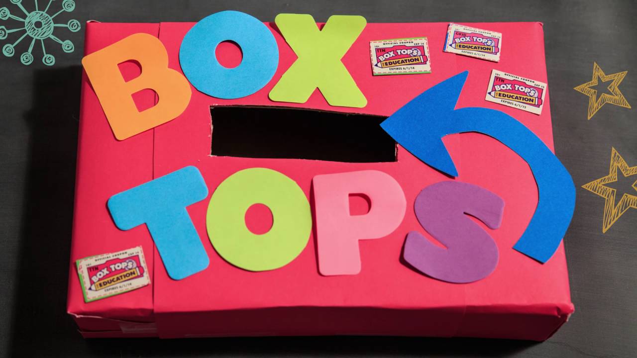 Making a Box Tops Collection Box - YouTube