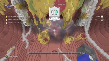 Minecraft console - glide mini game body track