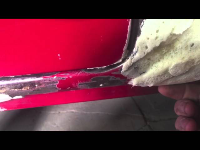 How to apply plastic auto body filler 