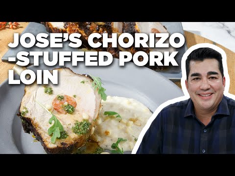Jose Garces' Chorizo-Stuffed Pork Loin | The Kitchen | Food ...