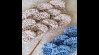 МК . Вязание крючком. Узор 3D Долька МК . Вязание крючком. Узор 3D Долька