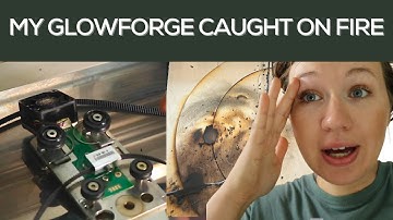 My GLOWFORGE caught on FIRE! Replace Driver Belt/ Remove Glowforge Carriage Plate