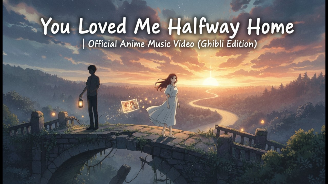 You Loved Me Halfway Home | Official Anime Music Video (Ghibli Edition) #ghibli