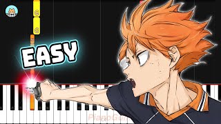 [full] Haikyuu!! Movie: Gomisuteba no Kessen  'Orange'  EASY Piano Tutorial & Sheet Music