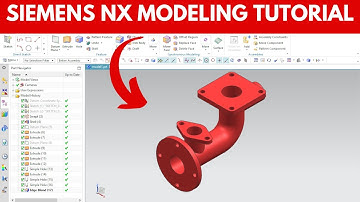 How to Model a Mechanical Pipe Flange in Siemens NX | Full 3D CAD Tutorial (Step by Step)