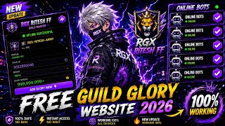 🤯FREE GUILD GLORY BOT SECRET WEBSITE REVEALED! 😱🔥 | HOW TO MAKE GUILD GLORY BOT IN FREE FIRE 🤯