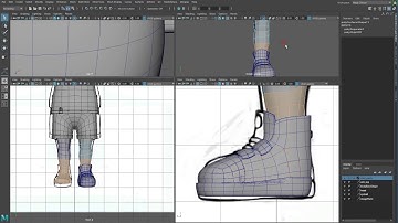 [Maya] Character Modeling and Texturing : Part A- Modeling - # 018 (Cloth / shoes)