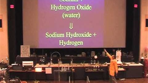 The Chemistry of Light 20 - Sodium & Water