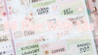 B6 Plan With Me / Feat Tasseled Planner