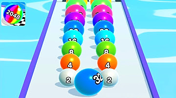 Ball Run 2048 Merge Number ! MAX LEVELS Gameplay Walkthrough New Update Part 159 android, ios