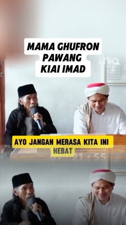Hanya Mama Ghufron yg bisa buat Kyai Imad tidak berkutik