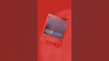 PS1 Memory Card - Red #animation #blender