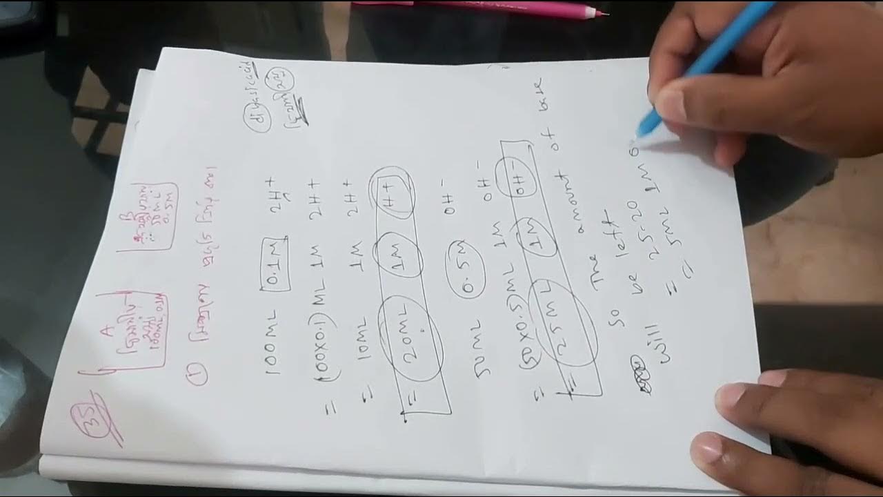 Chem2,Chap3,Part1AcidBase Titration Math, Video2 YouTube