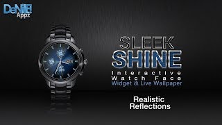 Sleek Shine HD Watch Face, Widget & Live Wallpaper screenshot 1