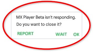 How To Fix MX Player Beta Isn't Responding Error Android & Ios -Fix MX Player Beta Not Open Problem screenshot 3