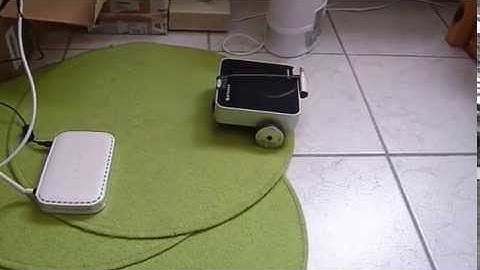 BotBerry : first run, remote controlled from an Android tablet