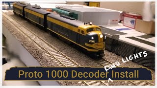 Proto 1k EMD F3 ABA Decoder Install