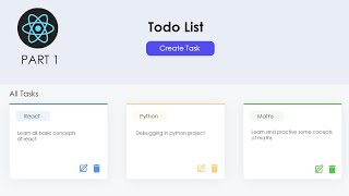 Todo List React App | Part 1 screenshot 3