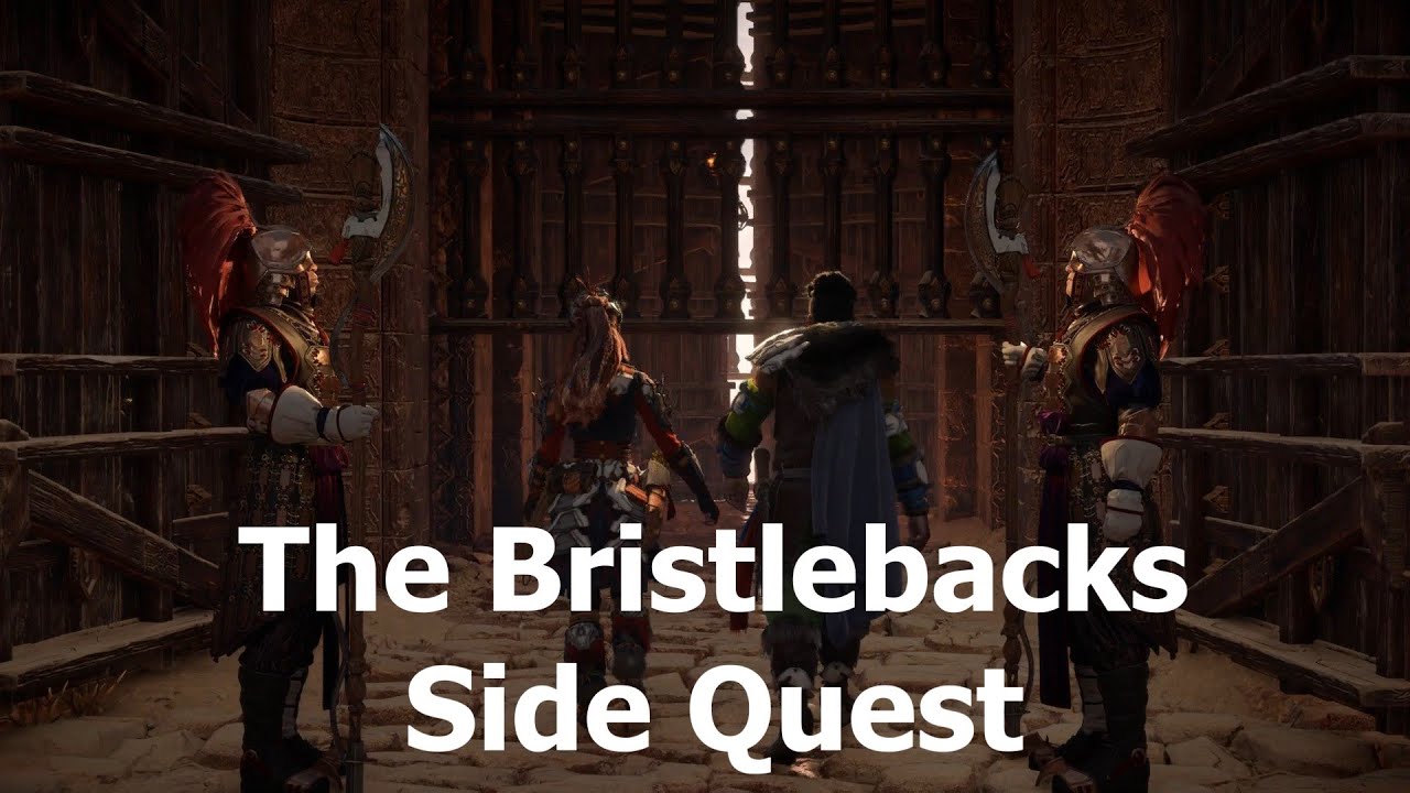 Horizon Forbidden West - The Bristlebacks Side Quest