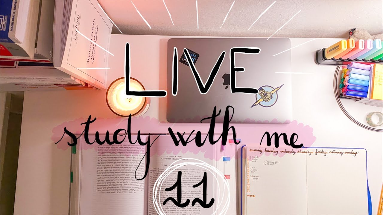 Live study with me n 11 (4 ore)