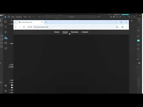 Modern Animated Navbar Using HTML & CSS | Clean Hover Effects | Beginner Friendly Tutorial
