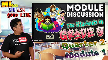 MATH 9 Module Discussion Quarter 2 Module 1 | Math Teacher Ash | Tagalog Discussion | Variations