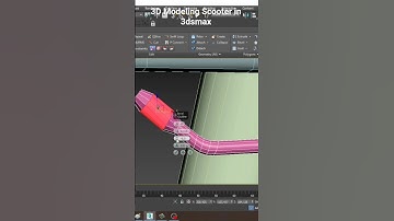 Create 3D Scooter in 3dsmax | How to Model it. #3d #3dsmax #3dscooter