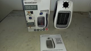 Presentation Chauffage Sur Prise Silvercrest Lidl