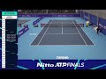 2025 Nitto ATP Finals Live Practice Stream: Court 3