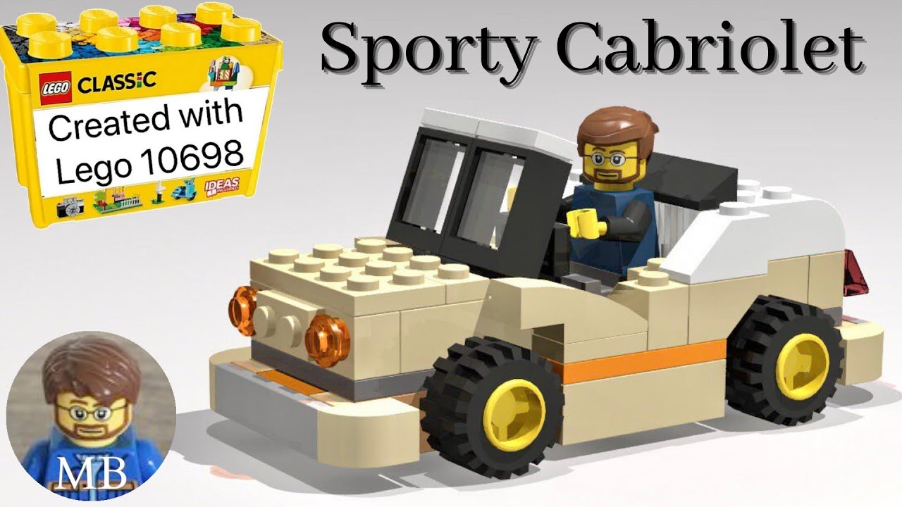 LEGO MOC-63207 10698 Sporty Cabriolet by Moe Brickman