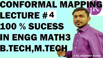 Conformal Mapping ✔4 Conformal Mapping Problem 3 in Complex Analysis Engineering Mathematics Hindi