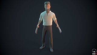 Logan Low Poly Fan Art