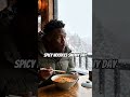 spicy noodles on a snowy day #food
