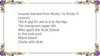Cornershop - Lessons Learned From Rocky I to Rocky III Lyrics