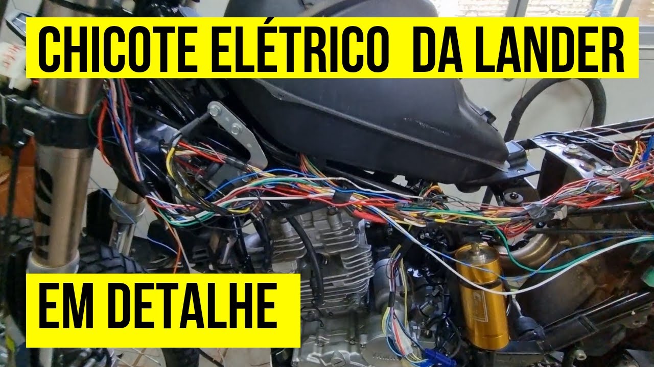 Chicote Elétrico da lander em detalhe