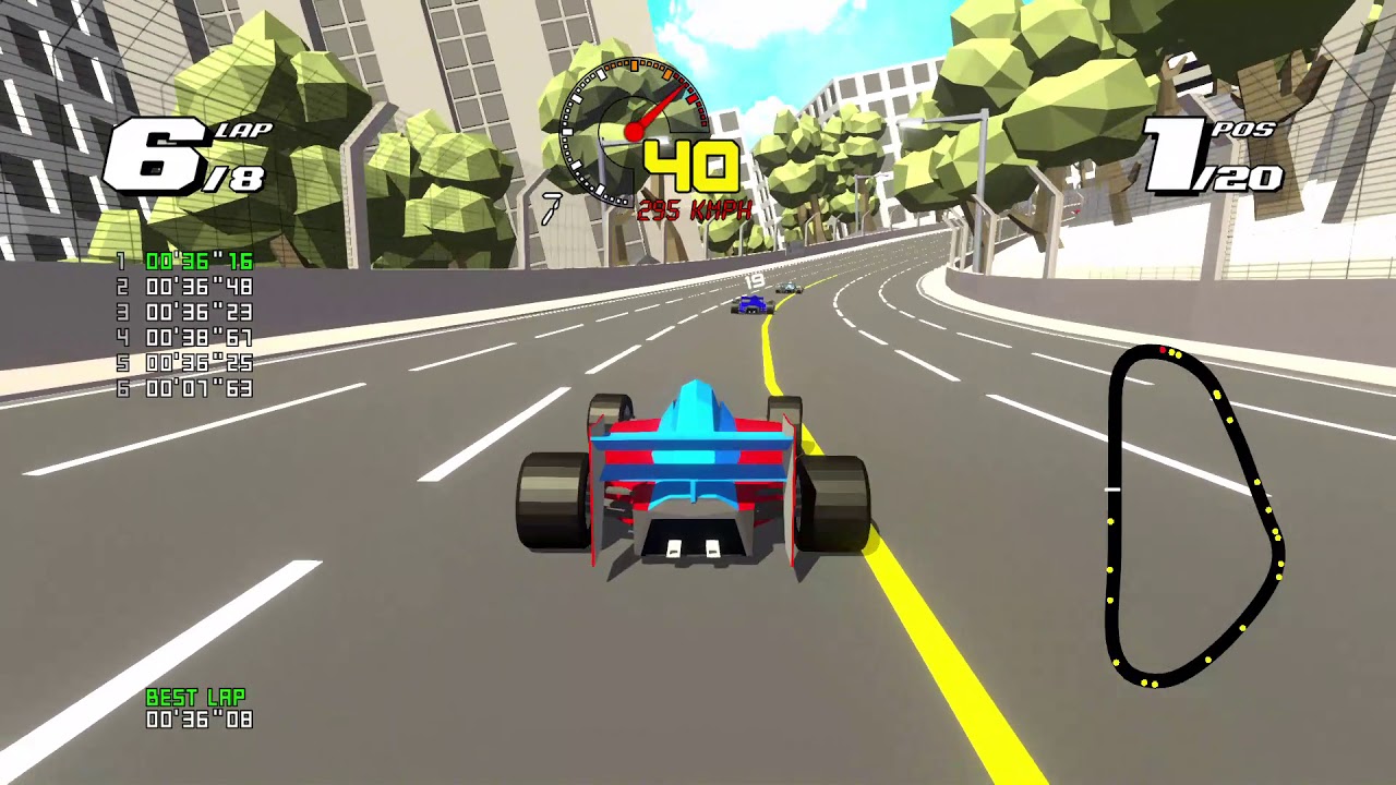 Formula Retro Racing Gameplay (PC Game)