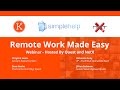 KACE SimpleHelp Remote Work Made Easy June 12th Webinar